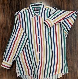 Vintage Chaps. Ralph Lauren button shirt. Stripes